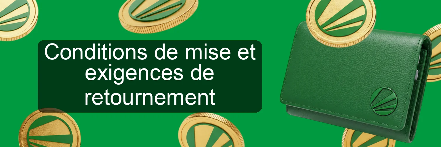 Conditions de mise et exigences de retournement